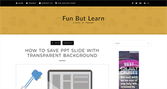 Desktop Screenshot of funbutlearn.com